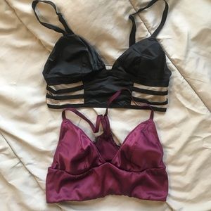 Victoria Secret Silk Bralettes